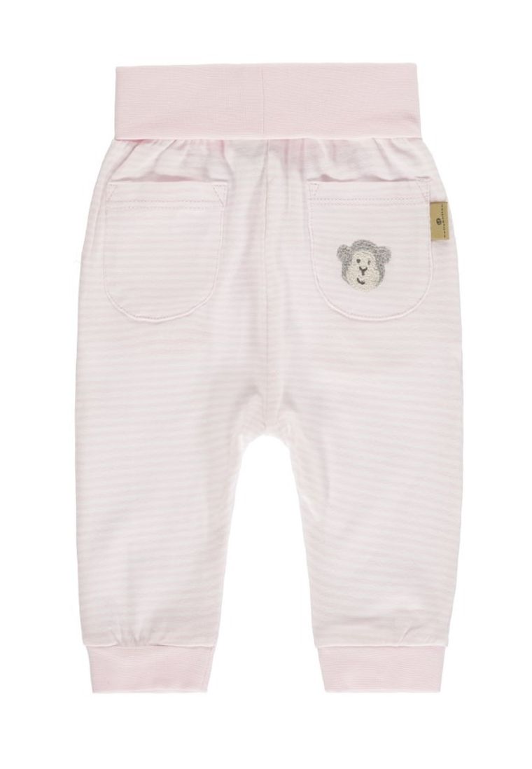 Spodnie dziewczęce, bawełna organiczna, różowe, Bellybutton