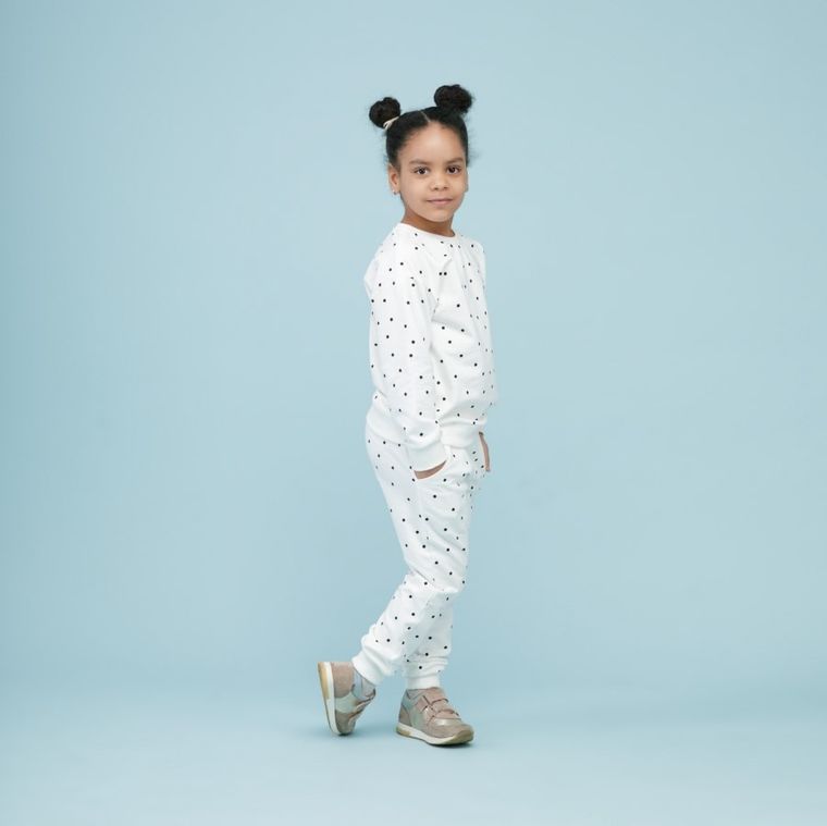 Spodnie dziewczęce, ecru, Pinokio