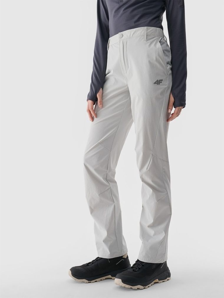 Spodnie funkcyjne damskie, szare, 4F