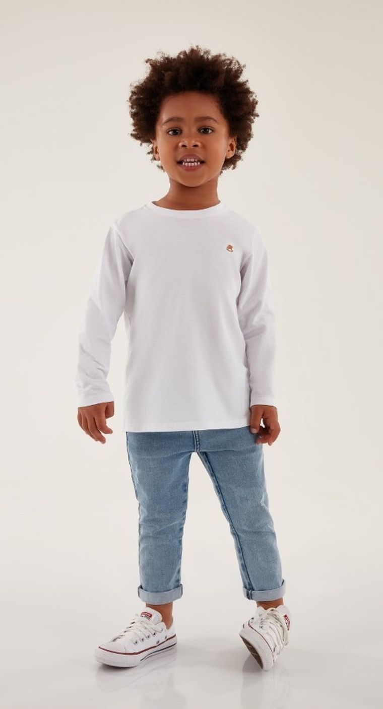 Spodnie jeansowe chłopięce, niebieskie, Up Baby