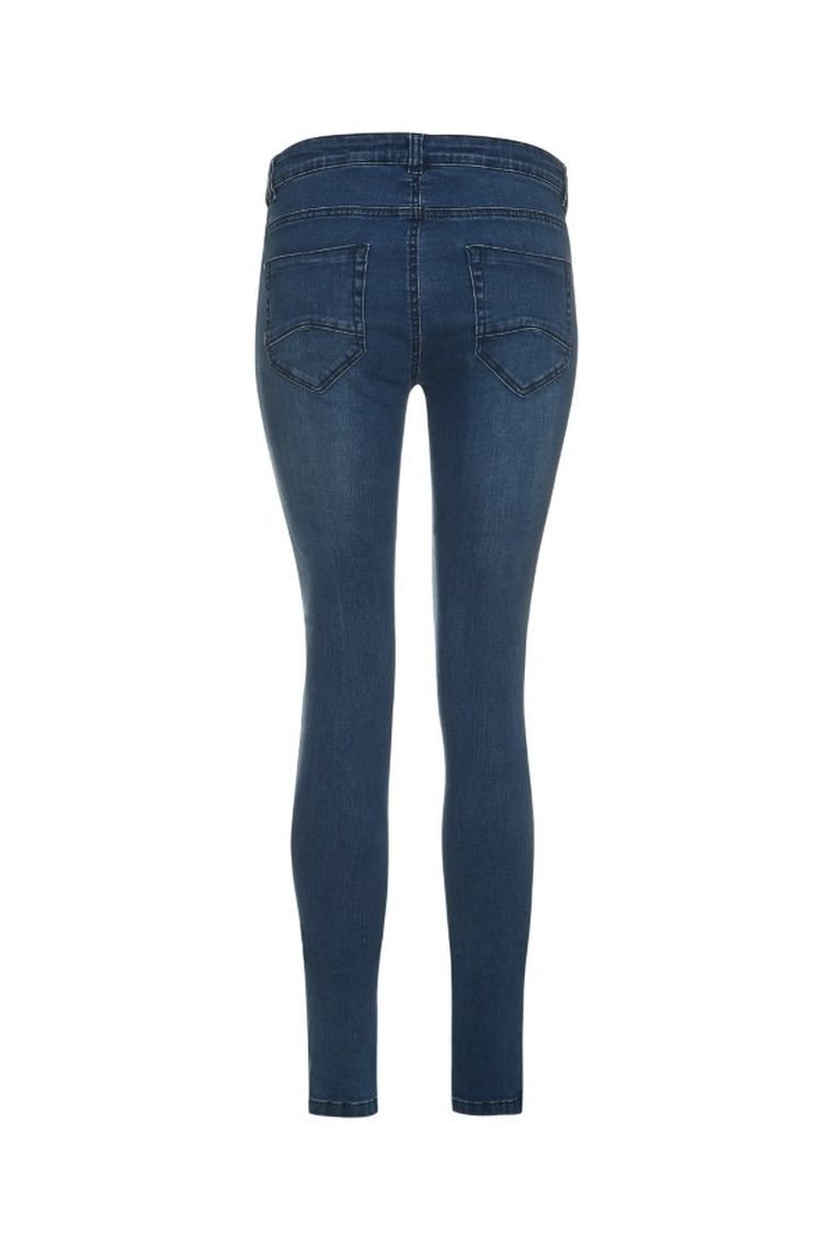 Spodnie jeansowe damskie, ciążowe, slim, niebieskie, Bellybutton