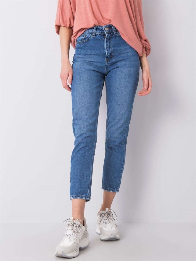 Spodnie jeansowe damskie, denim, Rue Paris