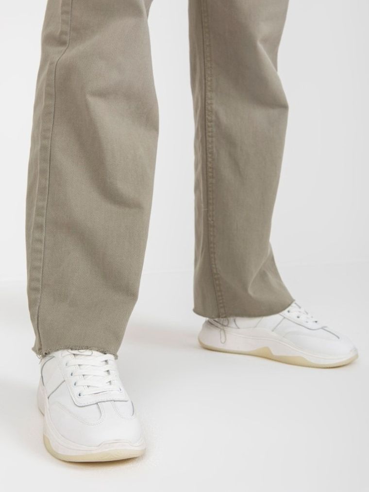 Spodnie jeansowe damskie, khaki, Fresh Made