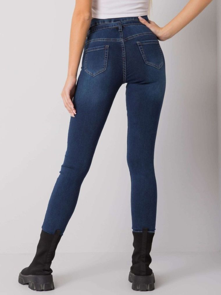 Spodnie jeansowe damskie, niebieskie, Only One Day Jack Berry