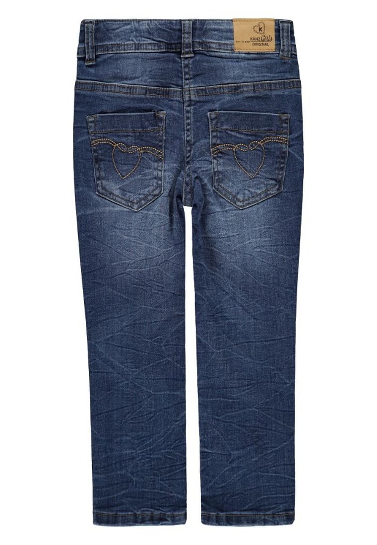 Spodnie jeansowe dziewczęce, denim, Kanz