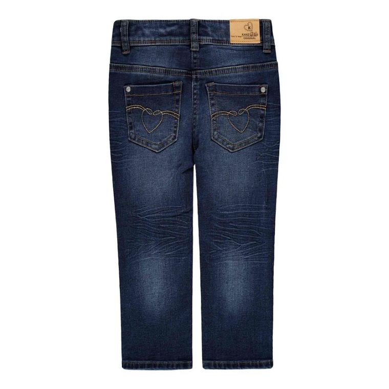 Spodnie jeansowe dziewczęce, niebieskie, Kanz
