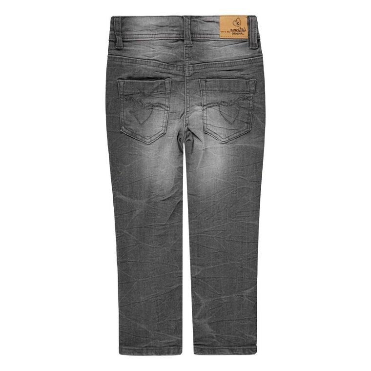 Spodnie jeansowe dziewczęce, szare, Kanz
