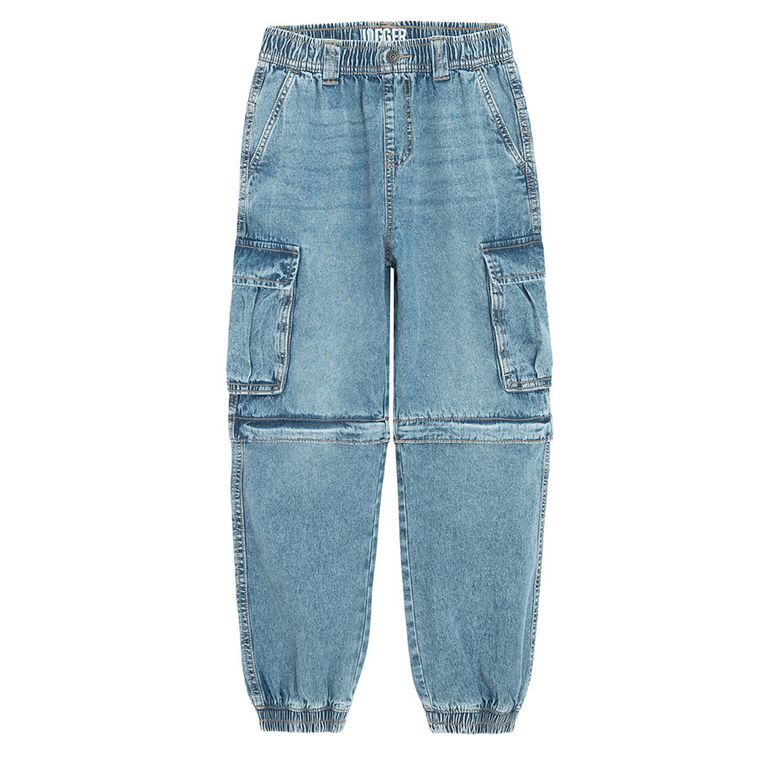 Spodnie jeansowe jogger z odpinanymi nogawkami Cool Club