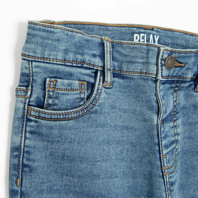 Spodnie jeansowe relax z regulacją Cool Club