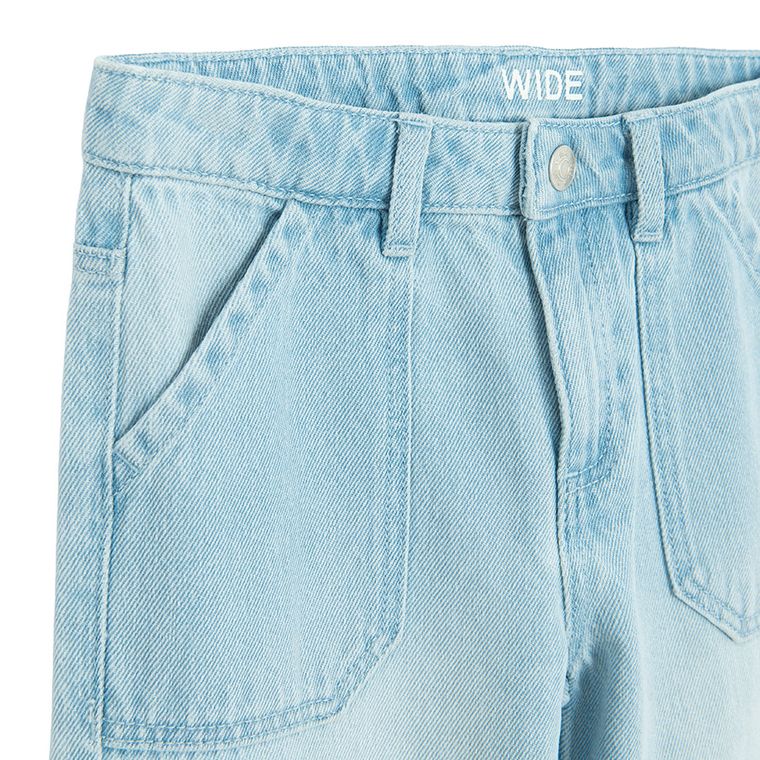 Spodnie jeansowe z regulacją cargo wide leg Cool Club