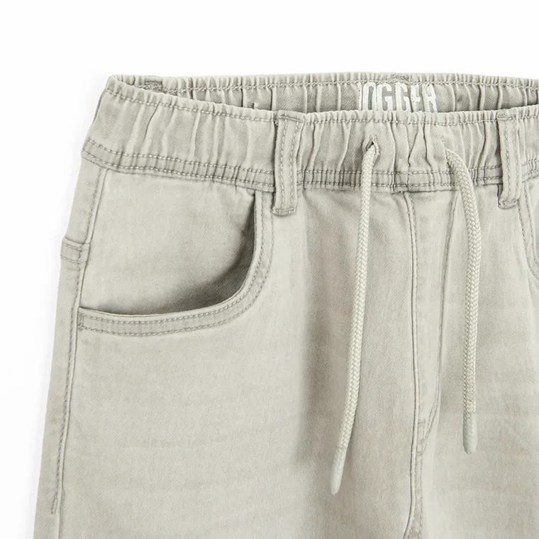 Spodnie jeansowe z regulacją o kroju jogger Cool Club