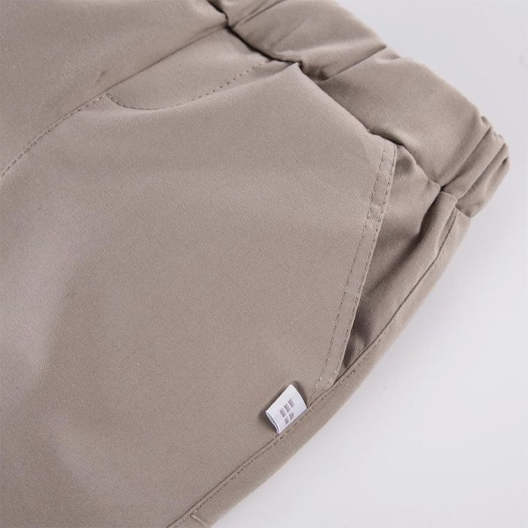 Spodnie materiałowe chłopięce, beżowe, Eevi