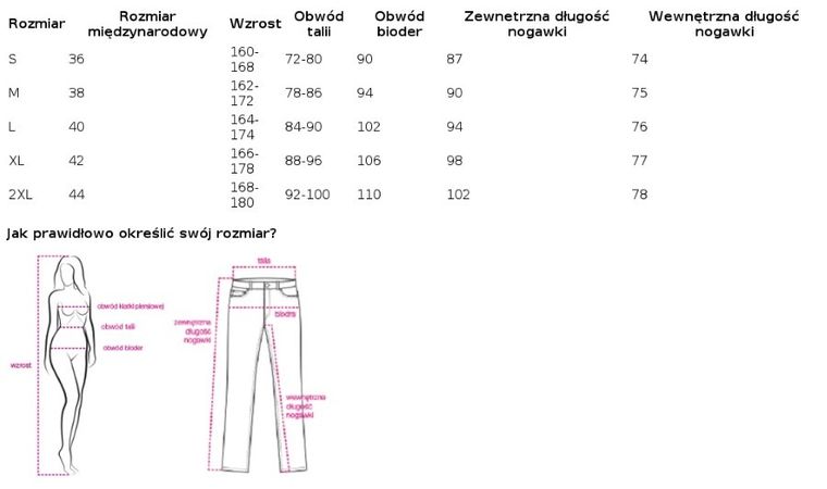 Spodnie materiałowe damskie, mix, Italy Moda