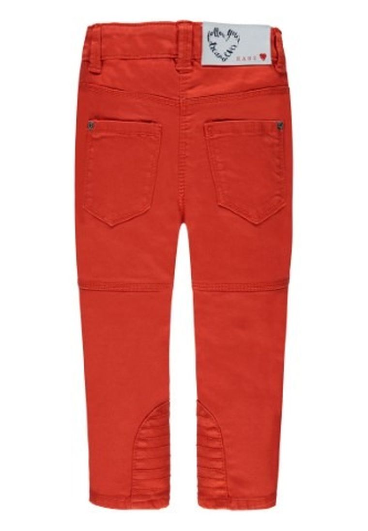 Spodnie materiałowe dziewczęce, czerwone, Kanz