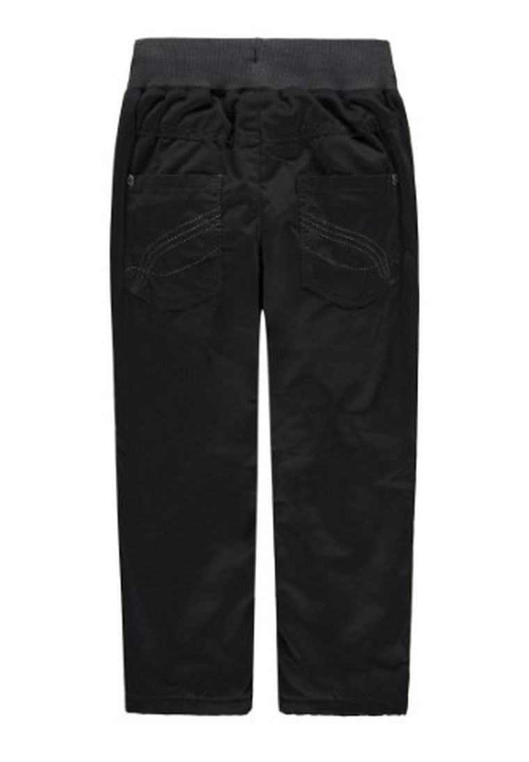 Spodnie materiałowe dziewczęce, grafitowe, Kanz