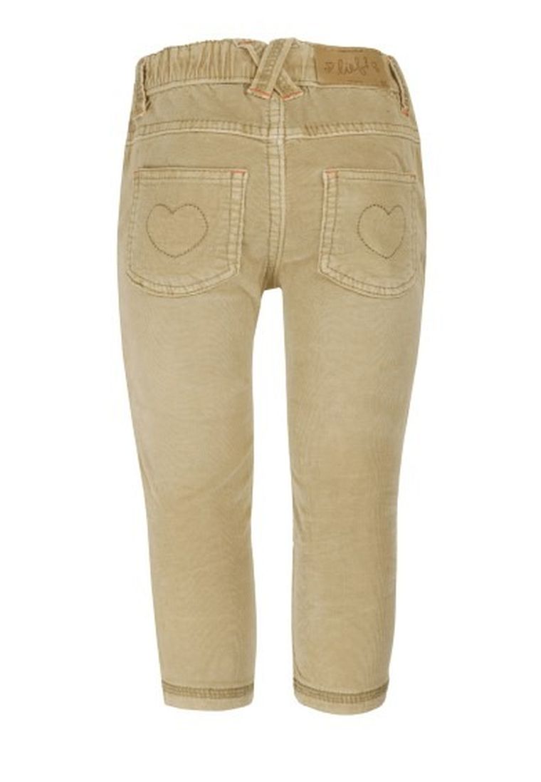 Spodnie materiałowe dziewczęce, jasnobrązowe, Lief
