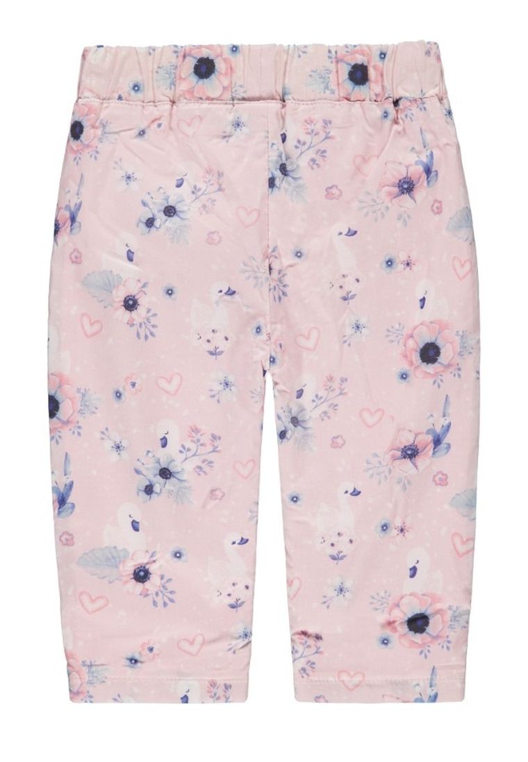 Spodnie materiałowe dziewczęce, jasnoróżowe, Kanz