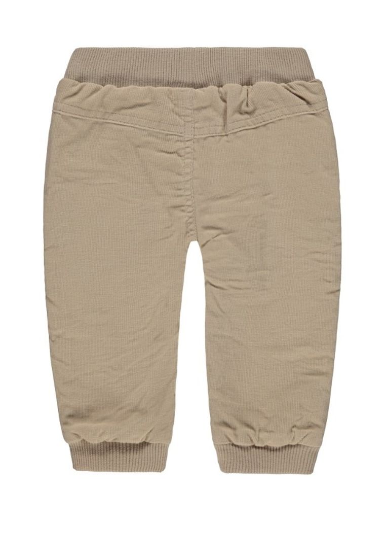 Spodnie materiałowe dziewczęce, sztruksowe, beżowe, Kanz