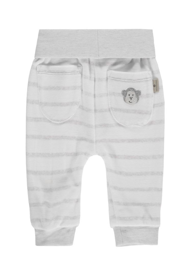 Spodnie niemowlęce, szaro-białe, Bellybutton