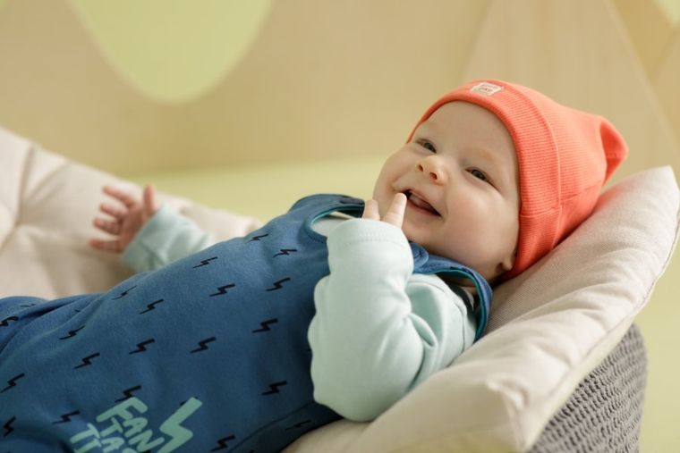 Spodnie ogrodniczki chłopięce, granatowe, Orange Flip, Pinokio