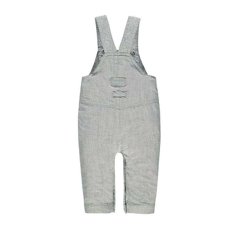 Spodnie ogrodniczki chłopięce, szare, Kanz