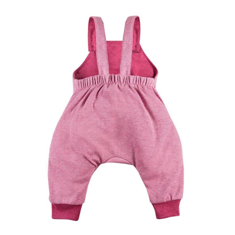 Spodnie ogrodniczki dziewczęce, bordowe, Eevi