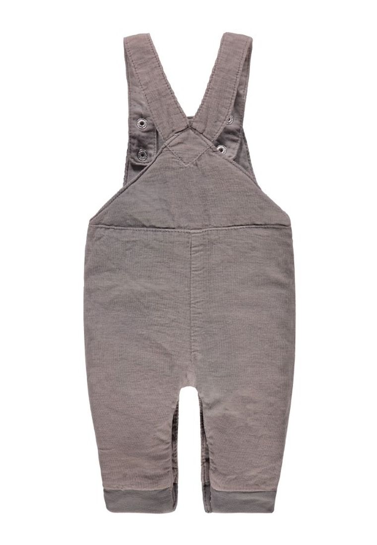 Spodnie ogrodniczki niemowlęce, szare, Kanz