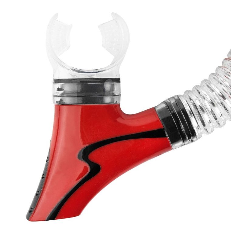 Spokey, Brem, rurka do nurkowania, czerwona