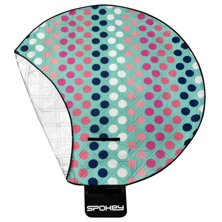 Spokey, Picnic dots, koc piknikowy, 140 cm
