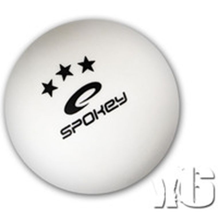 Spokey, Special, piłeczki do tenisa stołowego, białe, 6 szt.
