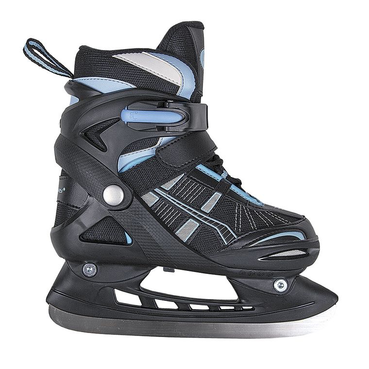 Spokey, Valor, łyżworolki regulowane z wymienną płozą, czarne, rozmiar 30-33