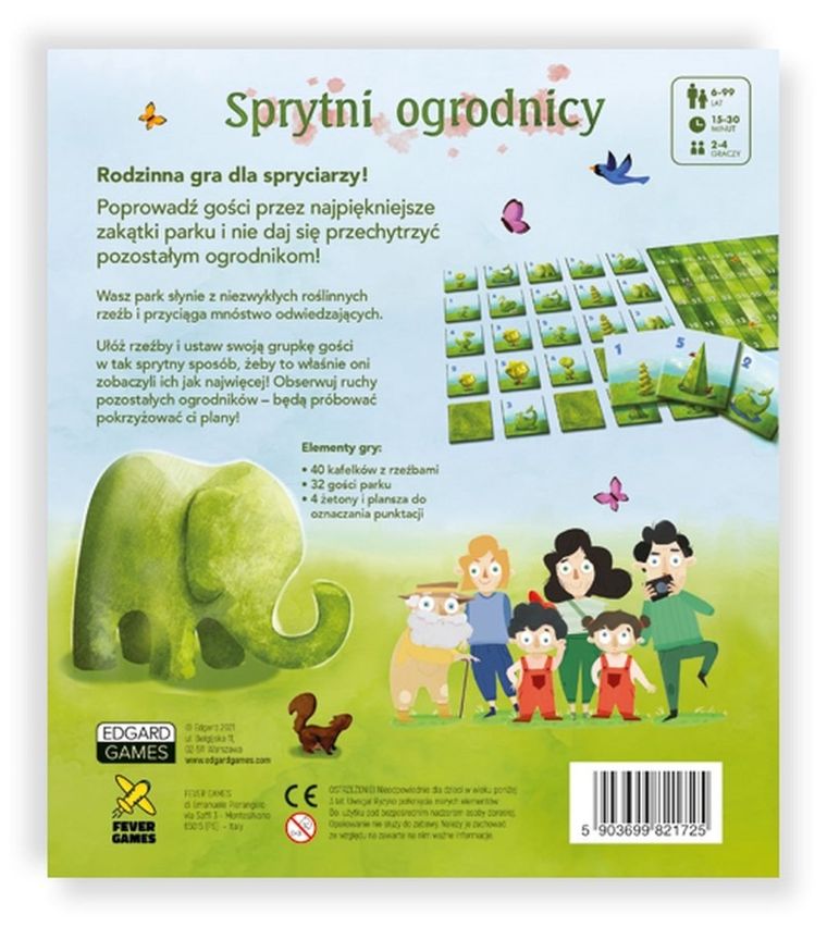 Sprytni ogrodnicy, gra rodzinna