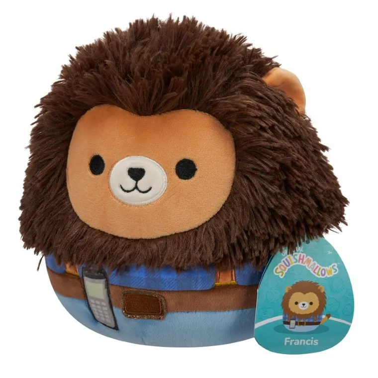 Squishmallows, Francis, lew strażak, maskotka, 19 cm