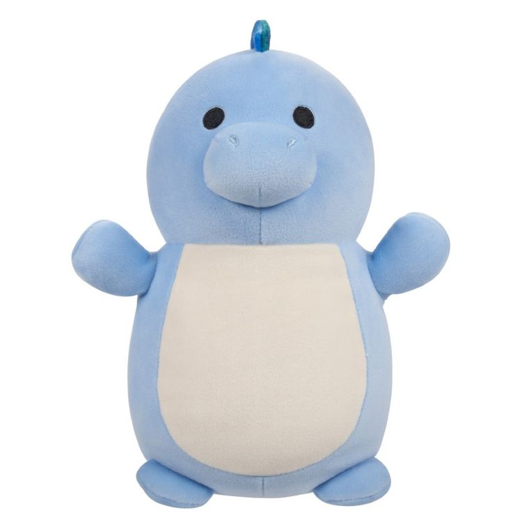 Squishmallows, Medium Plush, Hugmees, Grayson Blue Dinosaur, niebieski dinozaur, maskotka, 25 cm