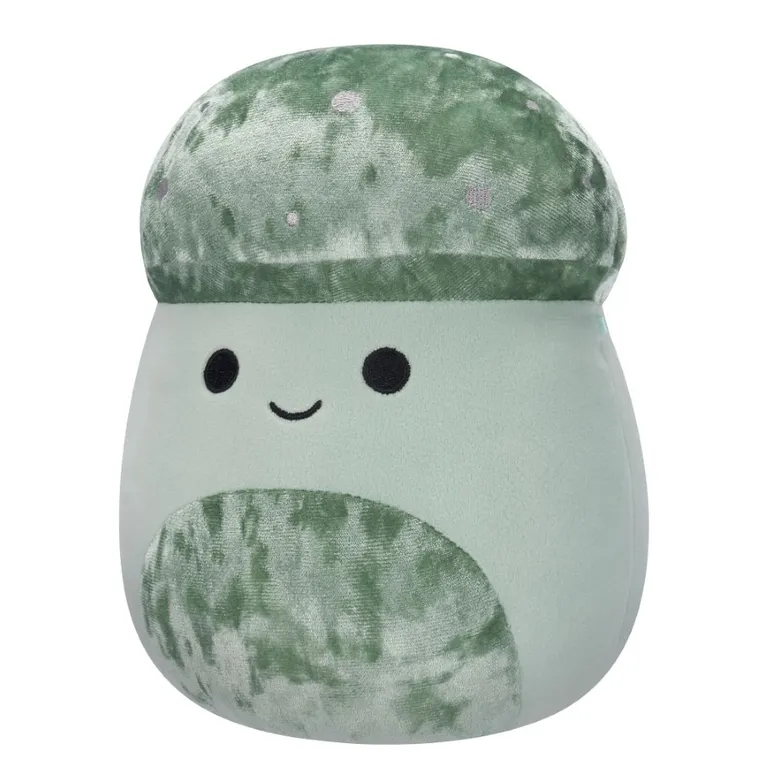 Squishmallows, Medium Plush, Ismail Light Green Velvet Mushroom, zielony grzybek, maskotka, 30 cm