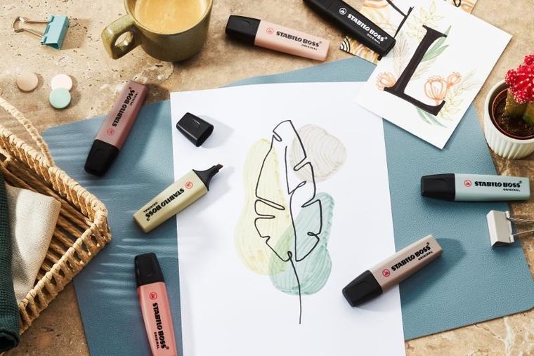 Stabilo, zakreślacz, marker, 2-5 mm, 4 kolory