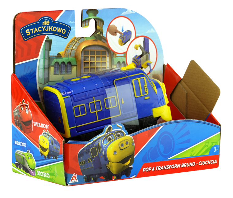 Stacyjkowo, Pop&Transform, Bruno, lokomotywa