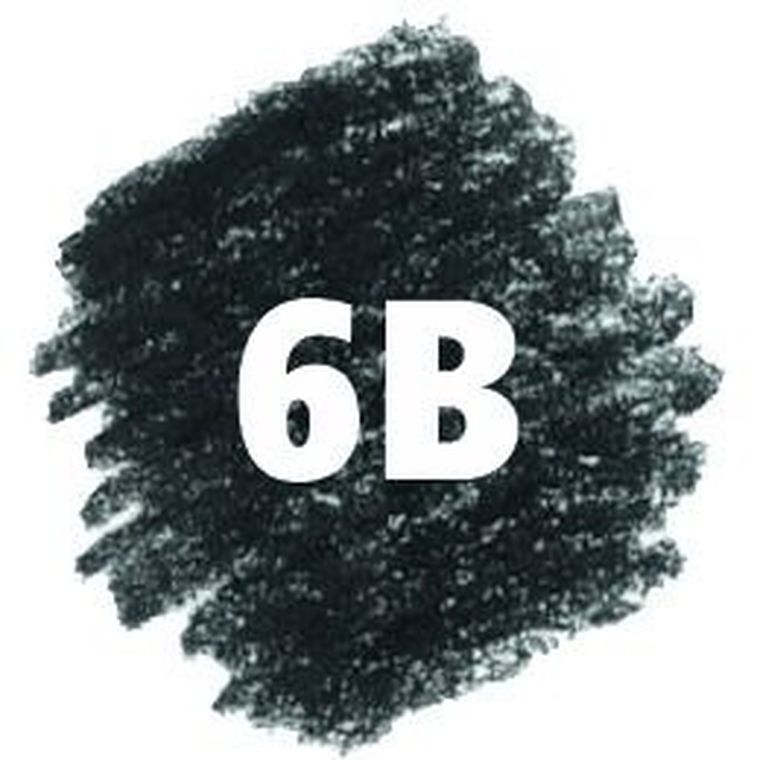 Staedtler, ołówek sześciokątny, Mars Lumograph black, 6B