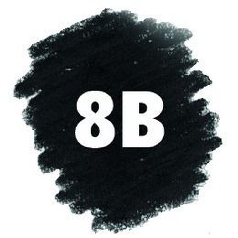 Staedtler, ołówek sześciokątny, Mars Lumograph black, 8B