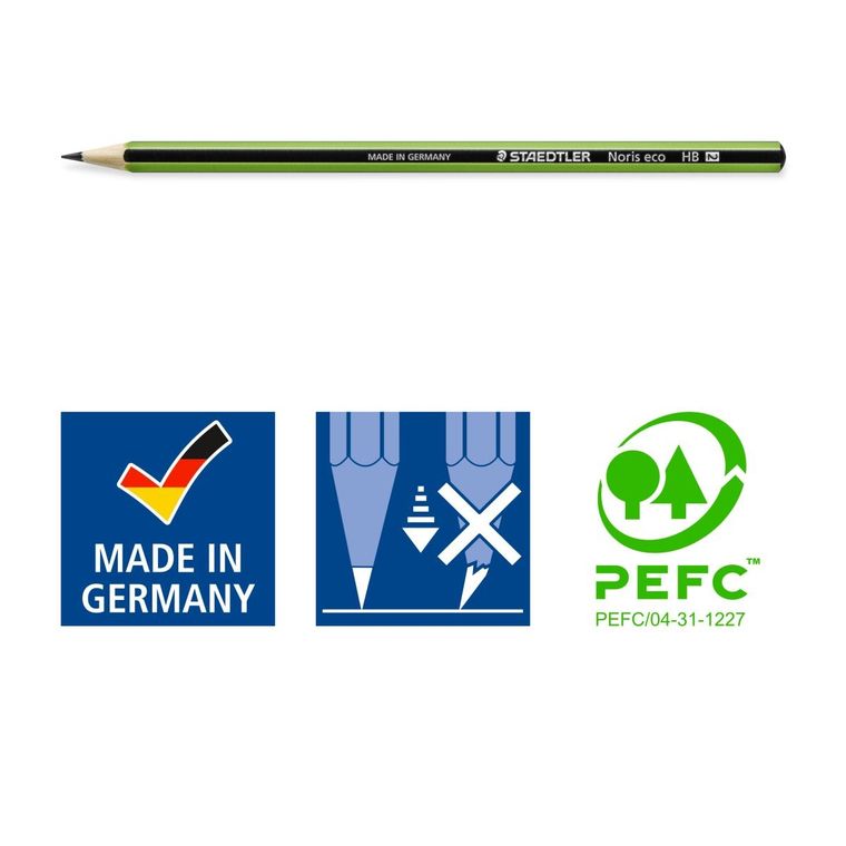 Staedtler, ołówek sześciokątny, Noris eco, HB