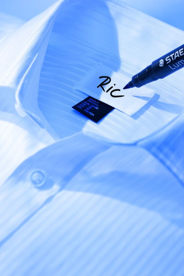 Staedtler, pisak do tkanin, Lumocolor laundry, czarny, F, wodoodporny