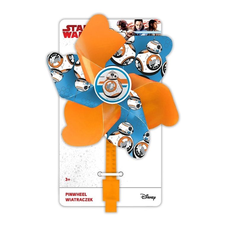 Star Wars, bb8, wiatraczek rowerowy, 17 cm
