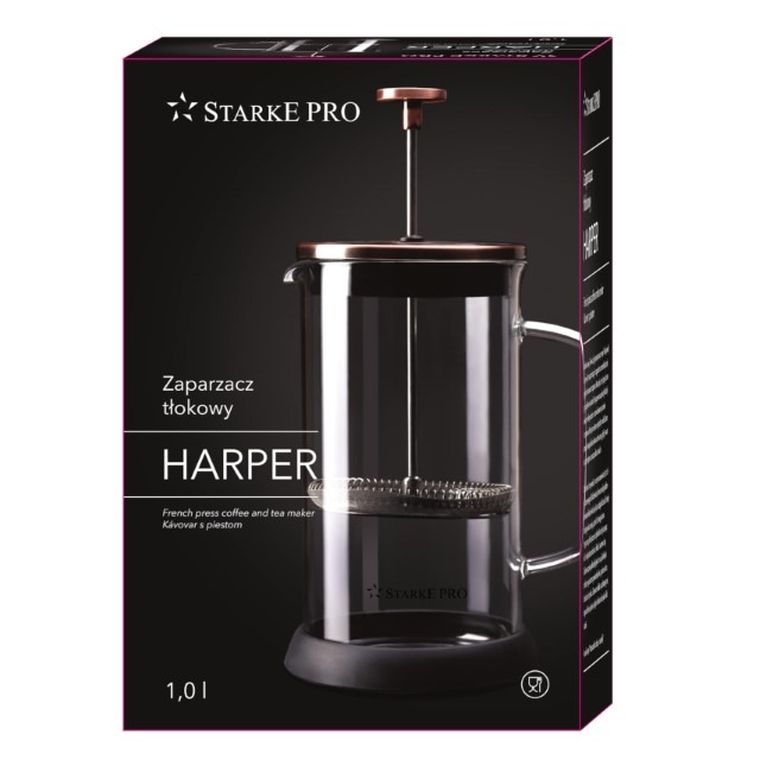 Starke Pro Harper, zaparzacz tłokowy, 1,0l