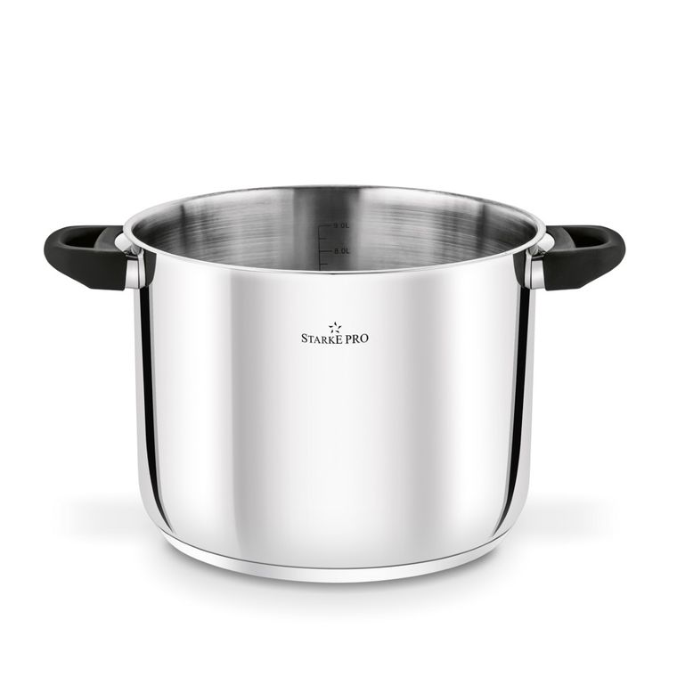 Starke Pro, Sante, garnek nierdzewny, wysoki, 26-20 cm, 10l