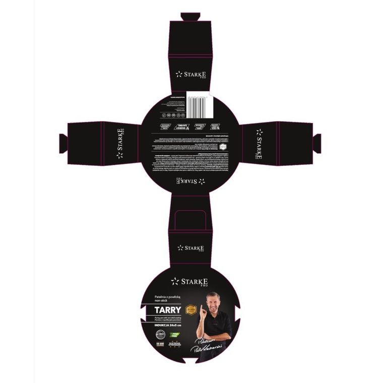 Starke Pro, Tarry, patelnia, 24-5 cm