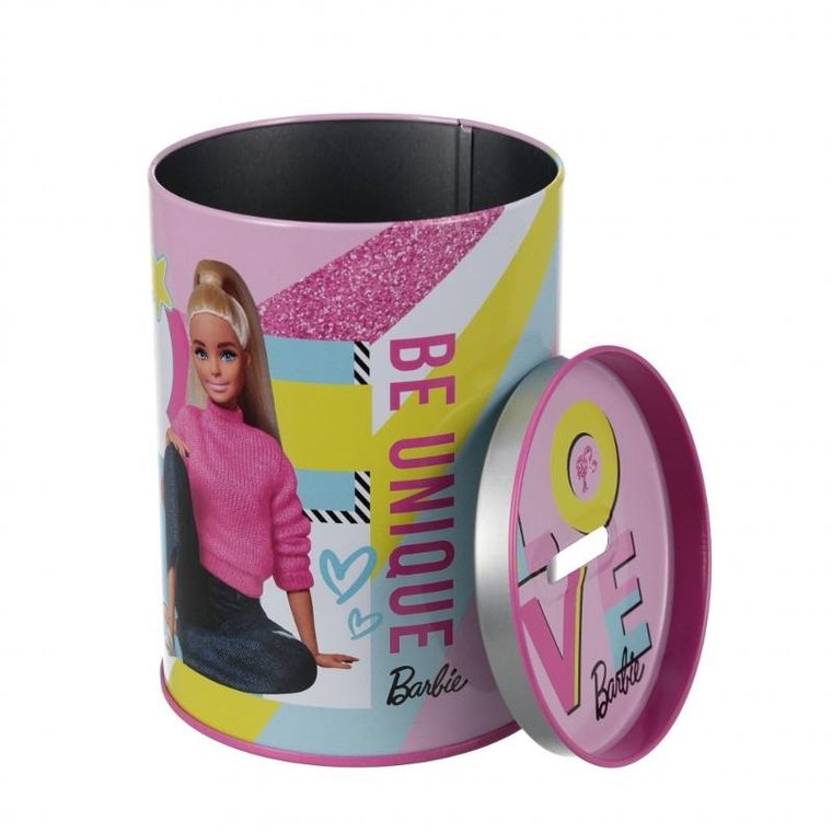 Starpak, Barbie, metalowa skarbonka okrągła