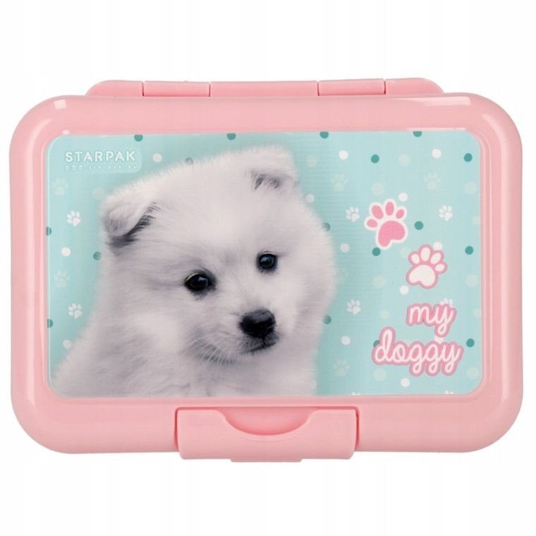 Starpak, bidon + lunchbox, pieski