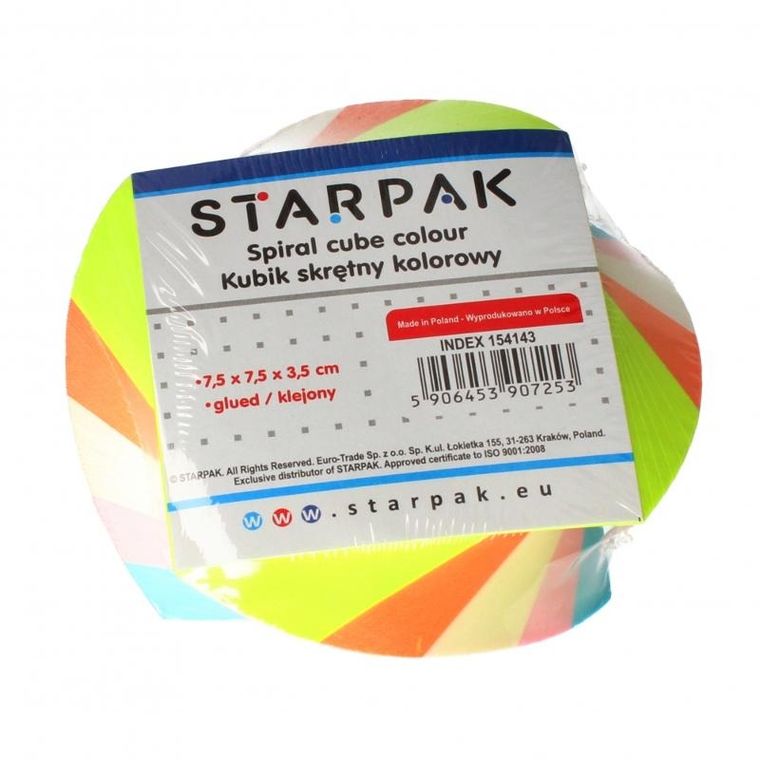 Starpak, blok karteczek, skrętny
