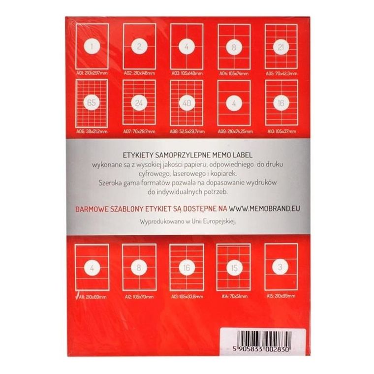 Starpak, etykiety samoprzylepne, 210-148