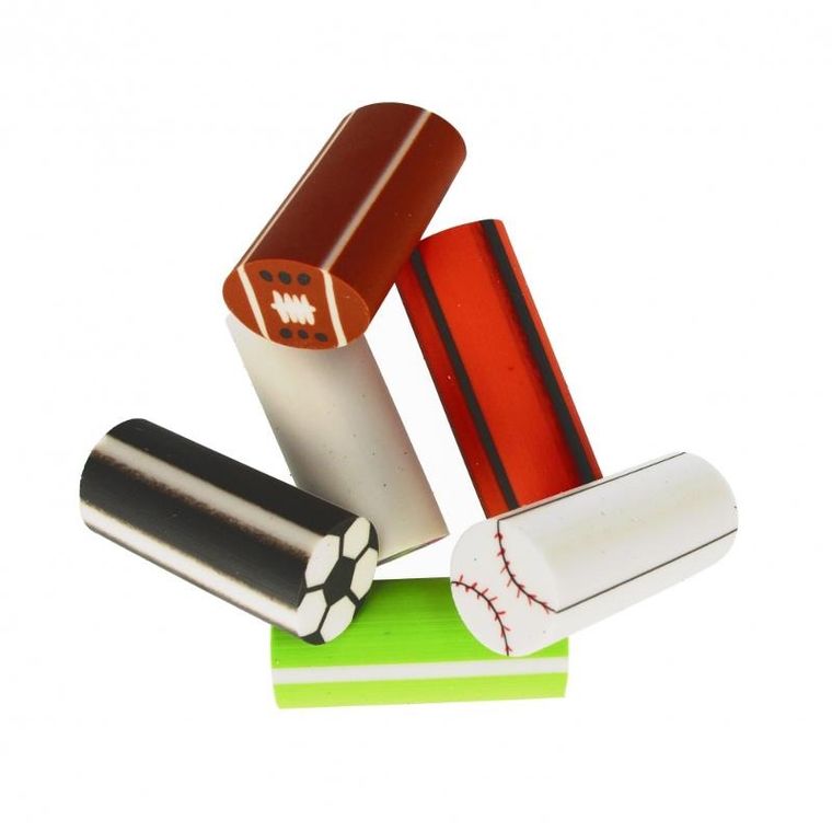 Starpak, gumka do mazania, sport, 6 szt.